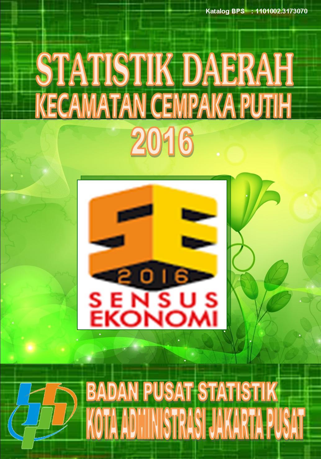 Statistik Kecamatan Cempaka Putih 2016